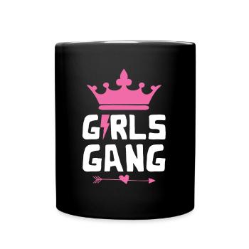 Girls Gang Krone - Mug uni - noir - Devant