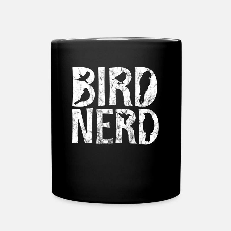 Birding/Birdwatching - Tasse einfarbig - Schwarz
