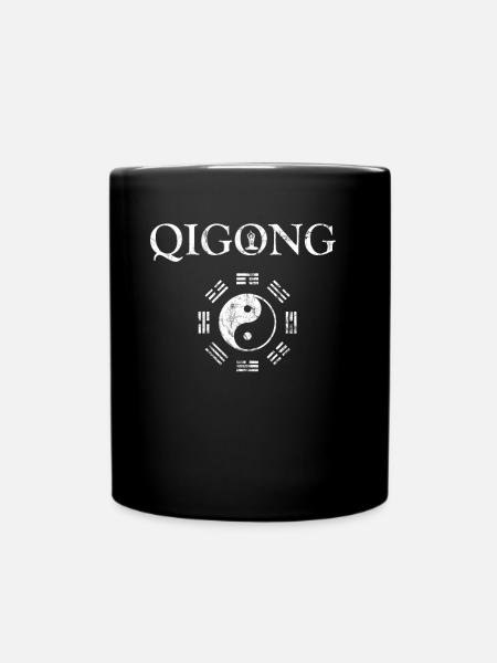 Qigong - Tasse einfarbig - Schwarz