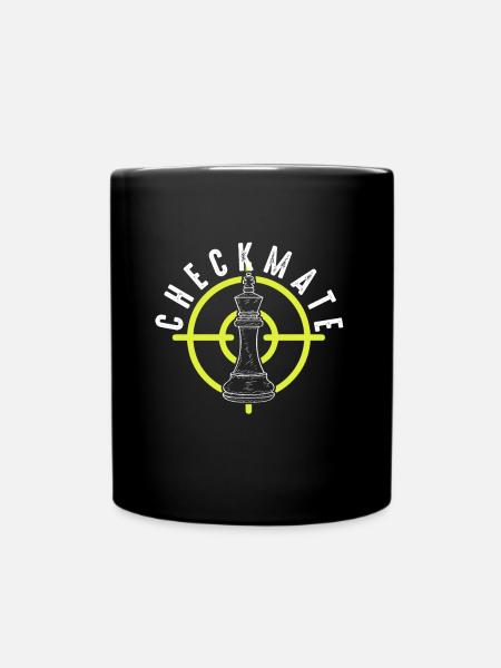 Checkmate Schach Chess - Tasse einfarbig - Schwarz