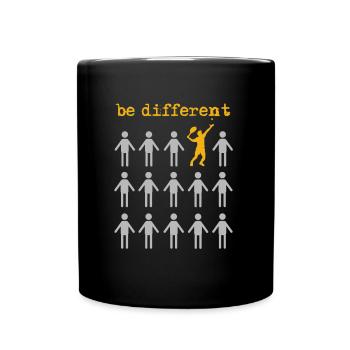 Tennis - Full Colour Mug - black - Front