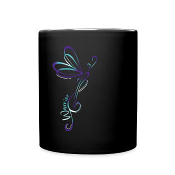 Suicide Depression Schmetterling Bewusstsein - Tasse einfarbig - Schwarz - Vorne
