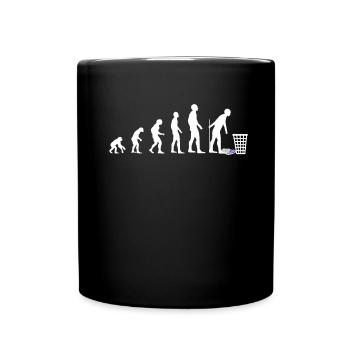 Collecte des déchets Protéger l’environnement - Mug uni - noir - Devant