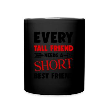 Best friends big little ones - Full Colour Mug - black - Front