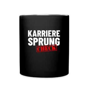 Career Leap Promotion Gift - Full Colour Mug - black - Front