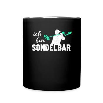Sondengänger - Tasse einfarbig - Schwarz - Vorne