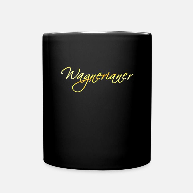Wagnerianer - Tasse einfarbig - Schwarz