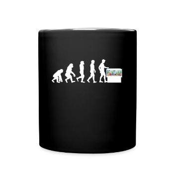 Aquarium - Tasse einfarbig - Schwarz - Vorne