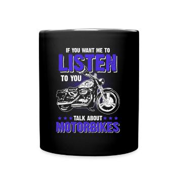 Moto moto - Mug uni - noir - Devant
