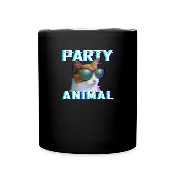 EDM Rave Electro Dubstep Hardstyle - Mug uni - noir - Devant
