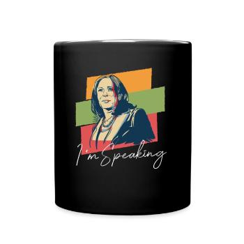 Kamala Harris I'm Speaking - Tasse einfarbig - Schwarz - Vorne