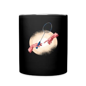 Badminton - Tasse einfarbig - Schwarz - Vorne
