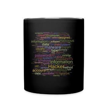 Cyber Computer Programming Digitale Es - Tasse einfarbig - Schwarz - Vorne