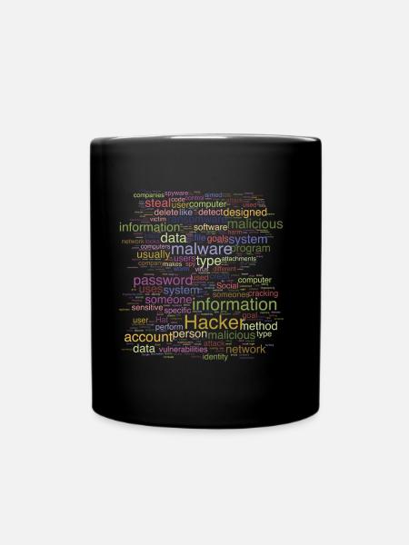 Cybersécurité Programmation informatique - Mug uni - noir