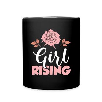 girlpower women girls - Full Colour Mug - black - Front