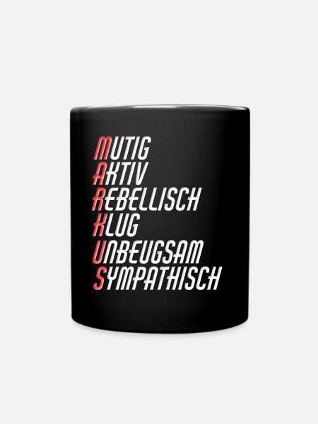 Markus - Tasse einfarbig - Schwarz