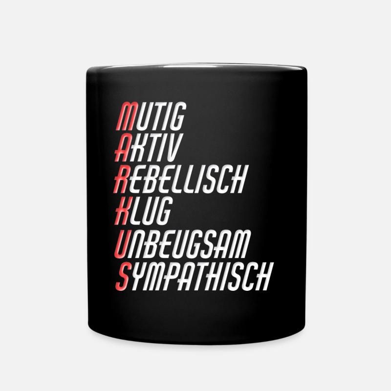 Markus - Tasse einfarbig - Schwarz