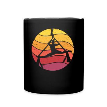 Gymnastique Sport Vintage Aerial Silk - Mug uni - noir - Devant