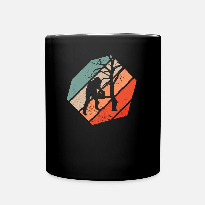 Chainsaw Master Forst Förster Gift - Full Colour Mug - black