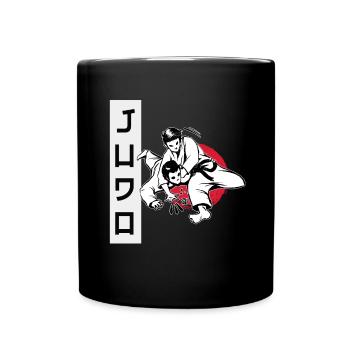 Chemise de judo au Japon Look Judoka Judo - Mug uni - noir - Devant