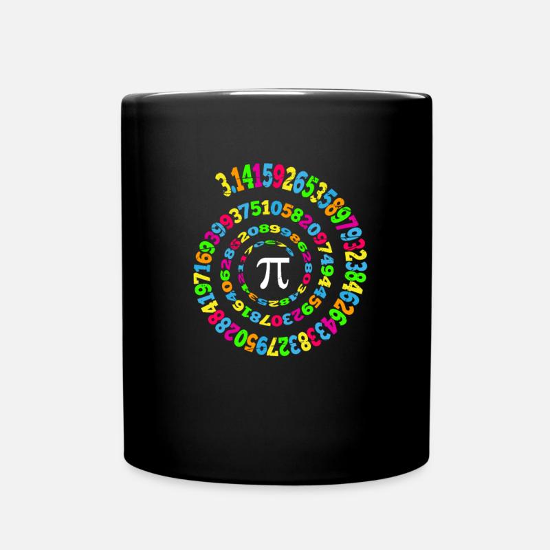 Retro Pi Nouveauté Math Geek 3.14 Pi Jour - Mug uni - noir
