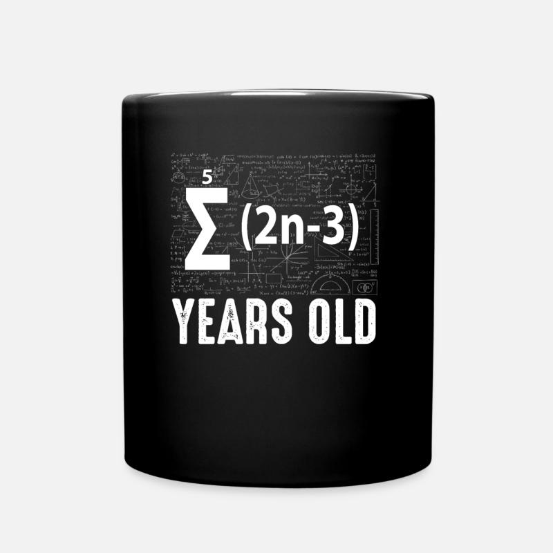 Math Geek 16. Geburtstag 16 Jahre alt Math Formel - Tasse einfarbig - Schwarz