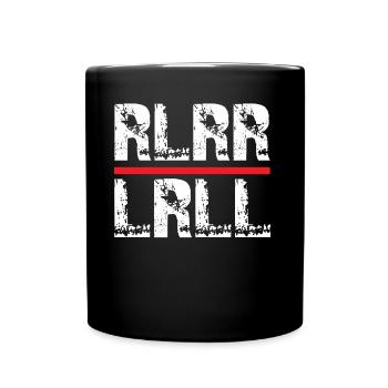 Paradiddle Variations Marching Drummer Drum Stuff - Mug uni - noir - Devant
