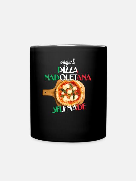 bester Pizzabäcker Homemade Original Pizza Neapel - Tasse einfarbig - Schwarz