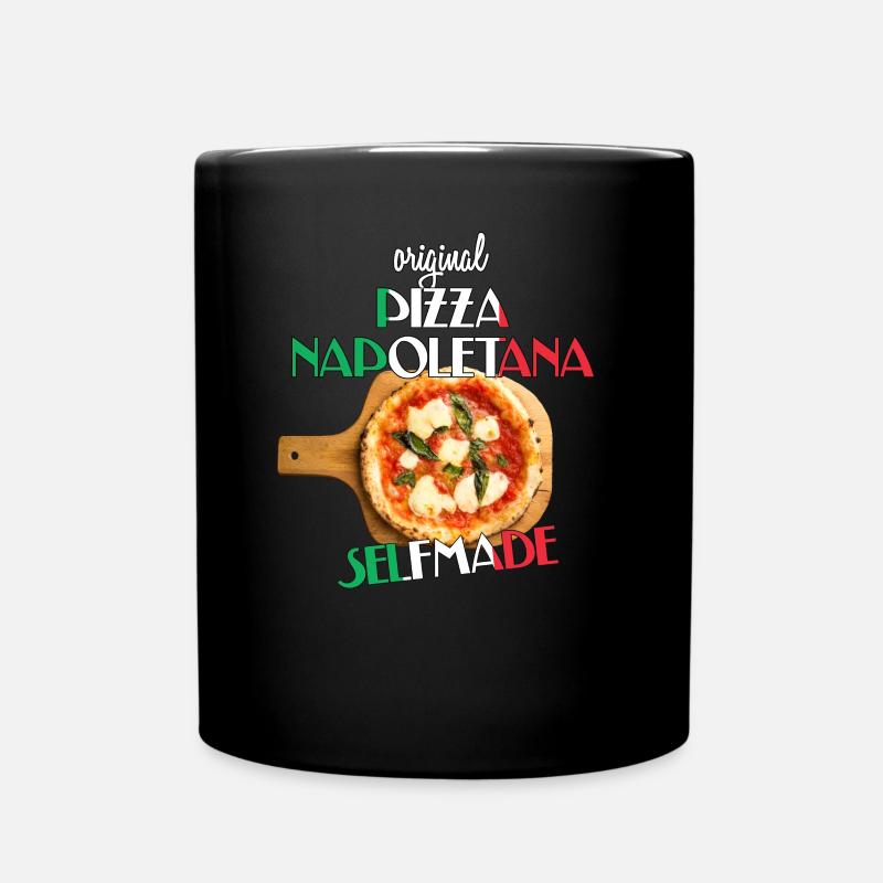 bester Pizzabäcker Homemade Original Pizza Neapel - Tasse einfarbig - Schwarz