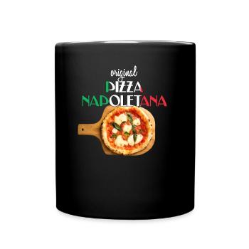 best pizza Margherita Neapolitan pizza - Full Colour Mug - black - Front