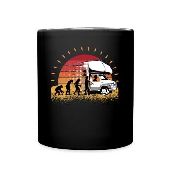 Camping Motorhome Camper Campsite - Mug uni - noir - Devant