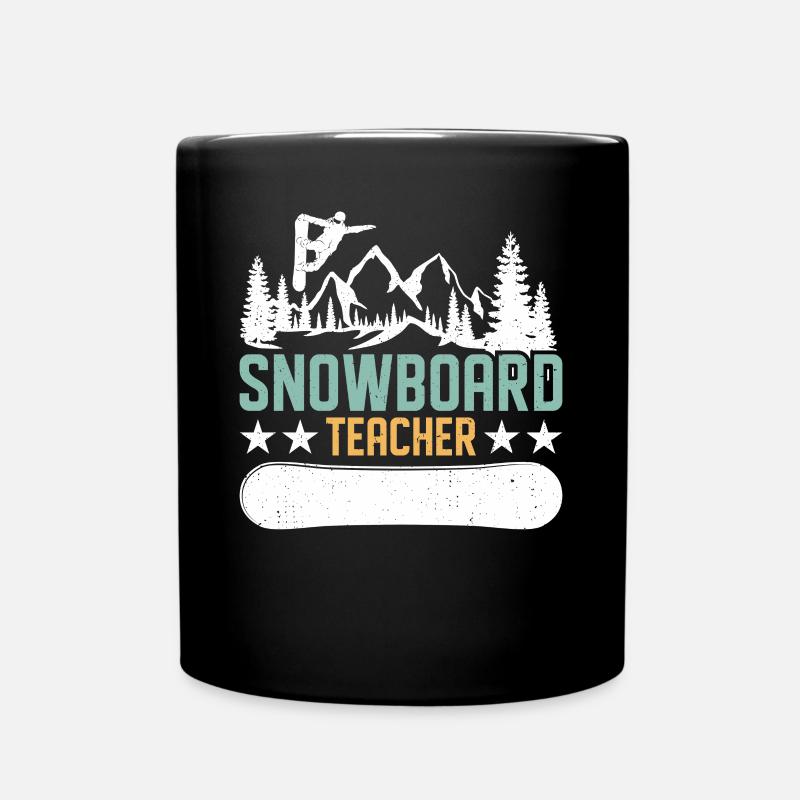 Snowboarder Snowboarding Snowboard - Full Colour Mug - black