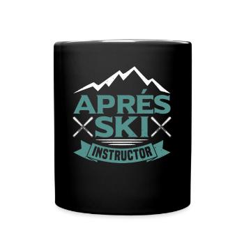 Après-ski instructor - Full Colour Mug - black - Front