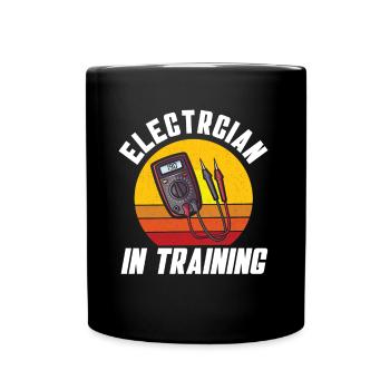 Electrician Electrical Engineer Master Electrician - Full Colour Mug - black - Front