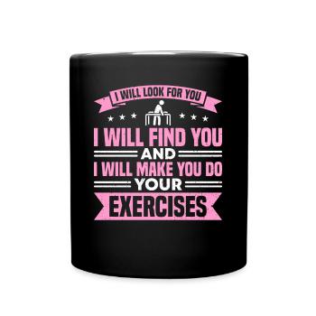 Physiothérapie Ergothérapie - Mug uni - noir - Devant