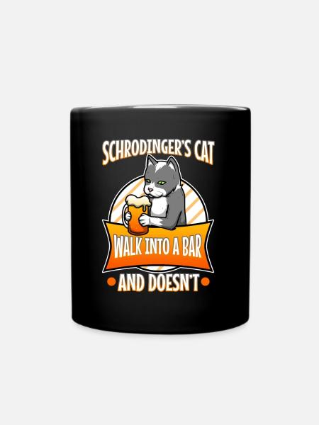 Schrodinger's cat - Tasse einfarbig - Schwarz