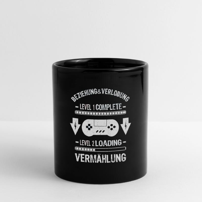 Level Ehemann Loading JGA Männer Computer Nerds Tasse einfarbig