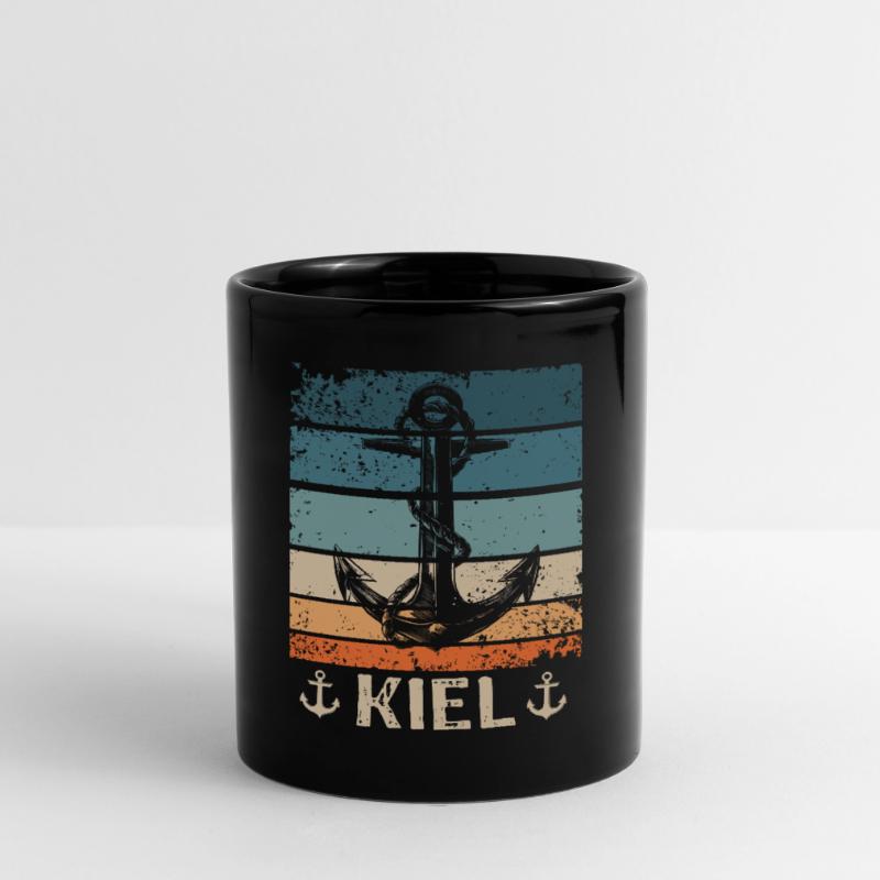 Kiel Spruch Kieler Souvenir Tasse einfarbig