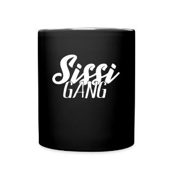 Sissi Gang - Schwestern Partnerlook - Tasse einfarbig - Schwarz - Vorne
