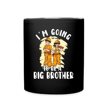Promu au rang d’ouvrier de la construction Big Brother - Mug uni - noir - Devant