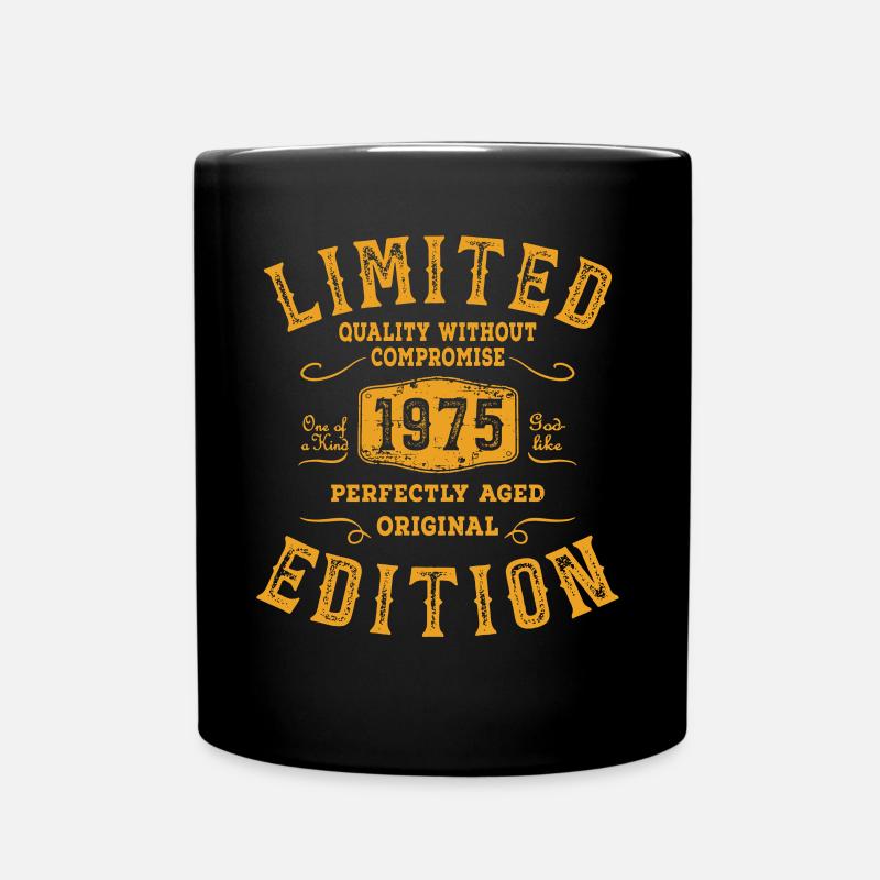 Geburtstag 1975 Limited Edition Geschenk Used Cool - Tasse einfarbig - Schwarz