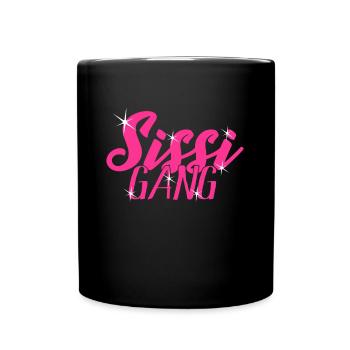 Sissi Gang - Schwestern Partnerlook - Schwestern - Tasse einfarbig - Schwarz - Vorne