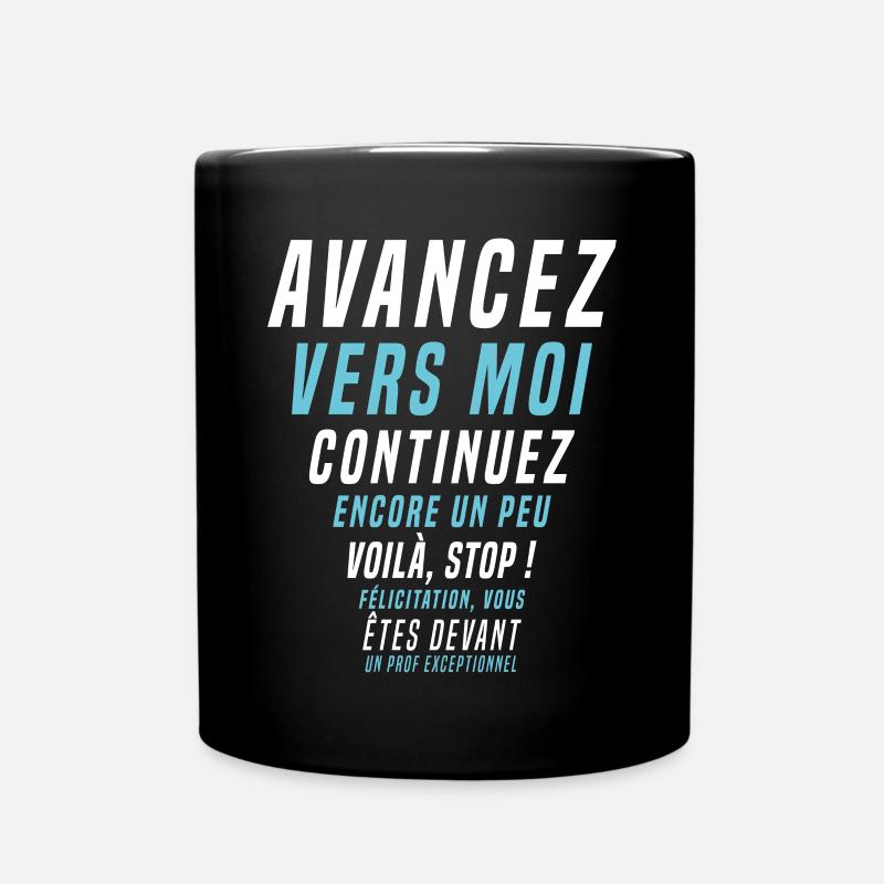 Idée cadeau enseignant, humour éducation scolaire - Mug uni - noir