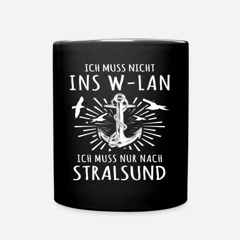Stralsund - Tasse einfarbig - Schwarz