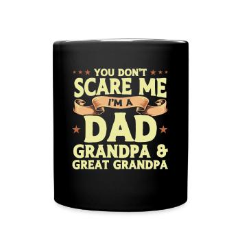 Father's Day Grandpa Grandfather Great-grandfather - Full Colour Mug - black - Front