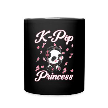 Panda K-Pop Panda Corée du Sud - Mug uni - noir - Devant