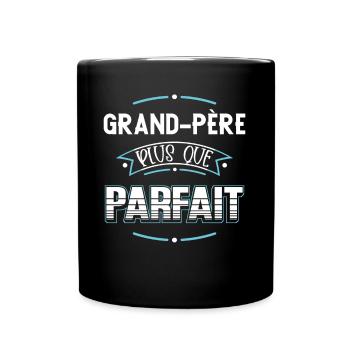 Papy idée cadeau grand père humour citation humour - Mug uni - noir - Devant