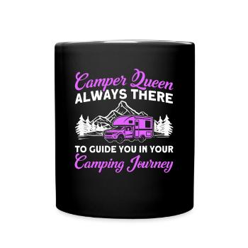 Camping camping en plein air Camping Camping - Mug uni - noir - Devant