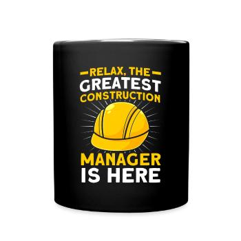 Les plus grands projets de construction de contremaîtres - Mug uni - noir - Devant