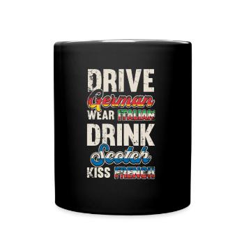 Voyage Airport World Tour 2022 - Mug uni - noir - Devant